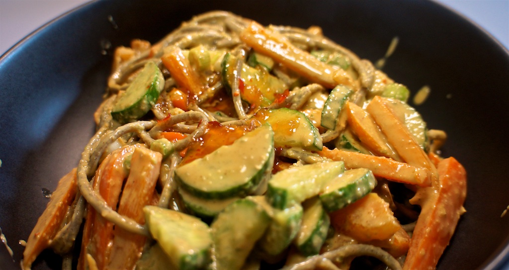 May 16: Chicken with red rice and beans; Asian Peanut Noodles