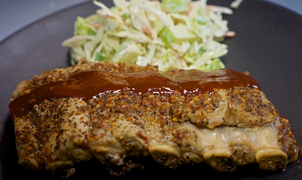 Jul 3: Popeye’s Fried Chicken; Smoked Pork Spare Ribs with Green Apple Coleslaw