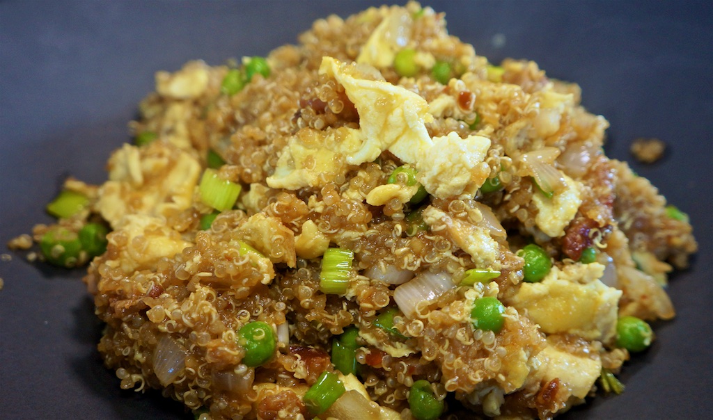 Jul 25: In and Out Burger; Quinoa ‘Fried Rice’
