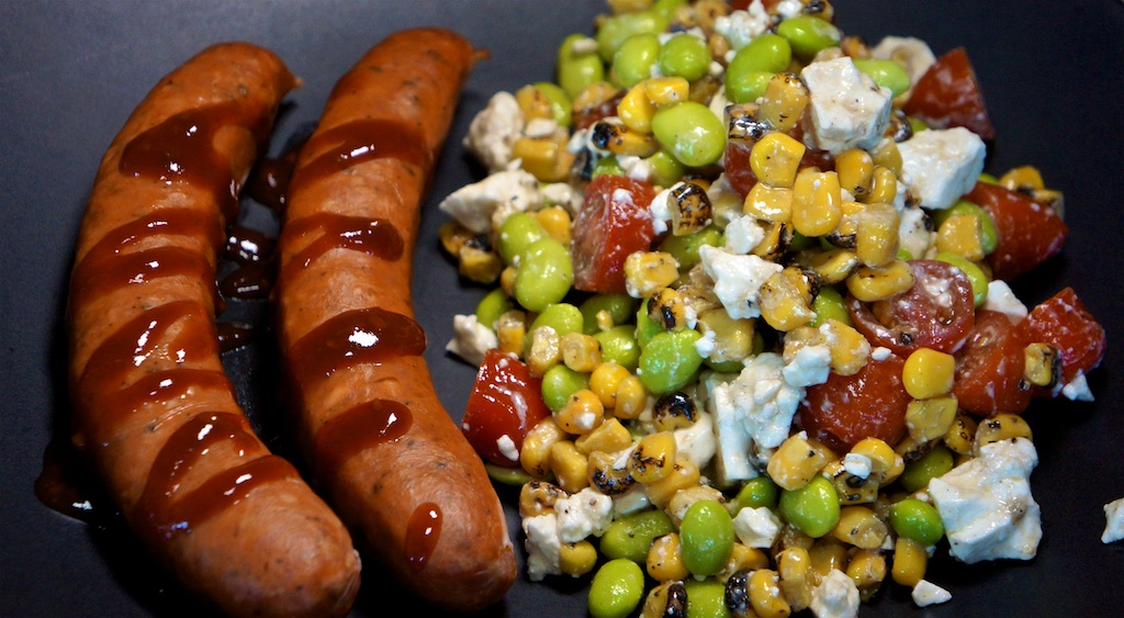 Aug 30: ‘Reuben’; Smoked Pork Sausages with Succotash