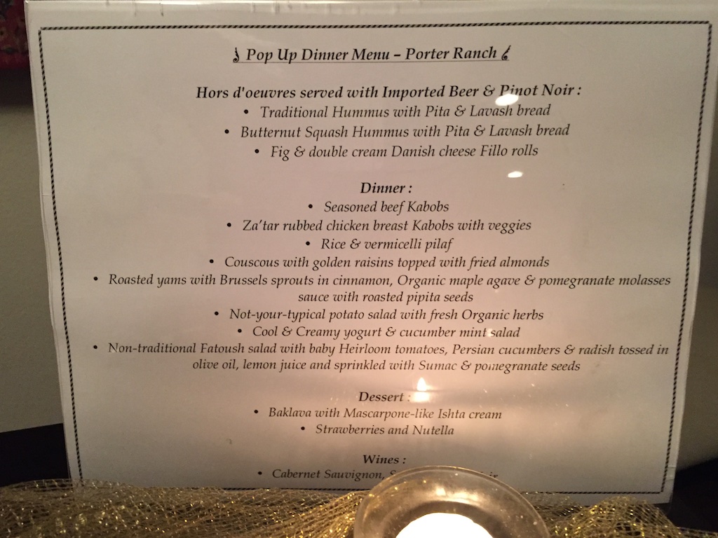 Oct 15: Tuna Melt; Pop-up Dinner
