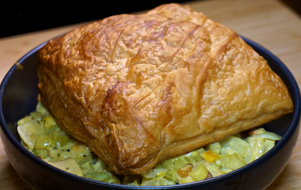 Nov 6: Burrito; Deconstructed Curry Chicken Pot Pie