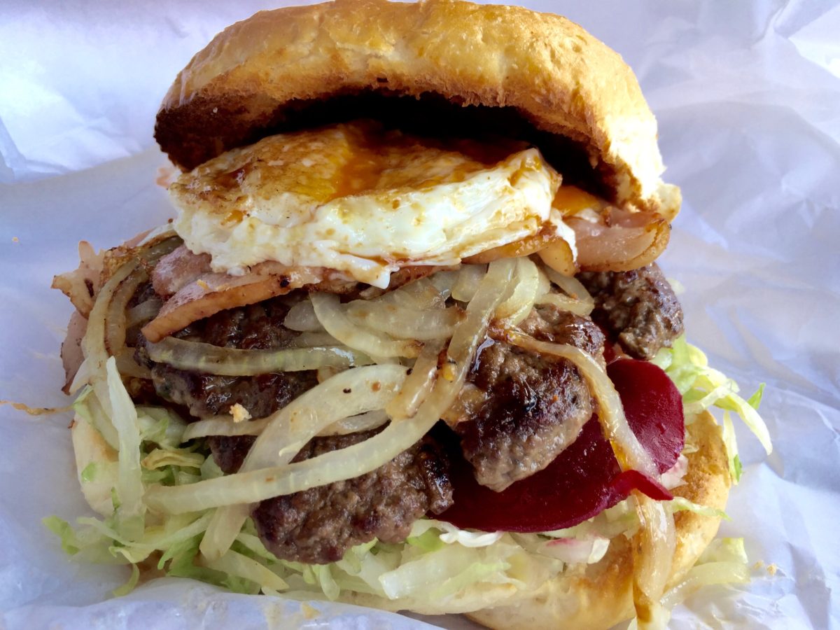 Dec 24: A proper Aussie Hamburger; Birthday Celebration at Parry Street Garage