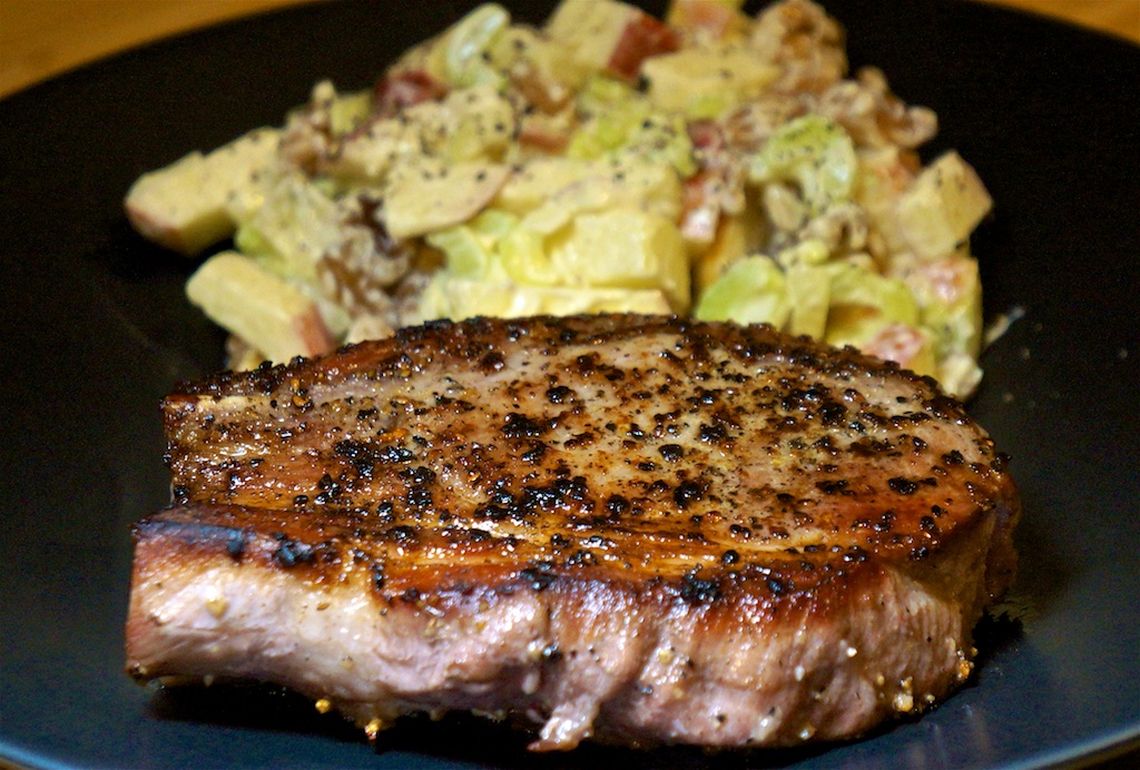 Jan 7: Supermarket Sushi; Pork Chop with Waldorf Salad