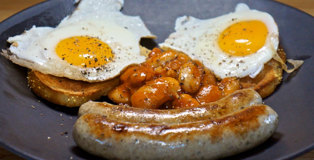 May 26: Yeros Wraps; “English” Breakfast for Dinner
