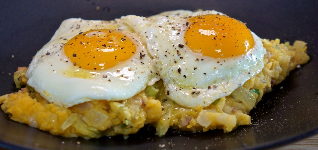 Jun 10: Supermarket Sushi; Bubble and Squeak with Fried Egg