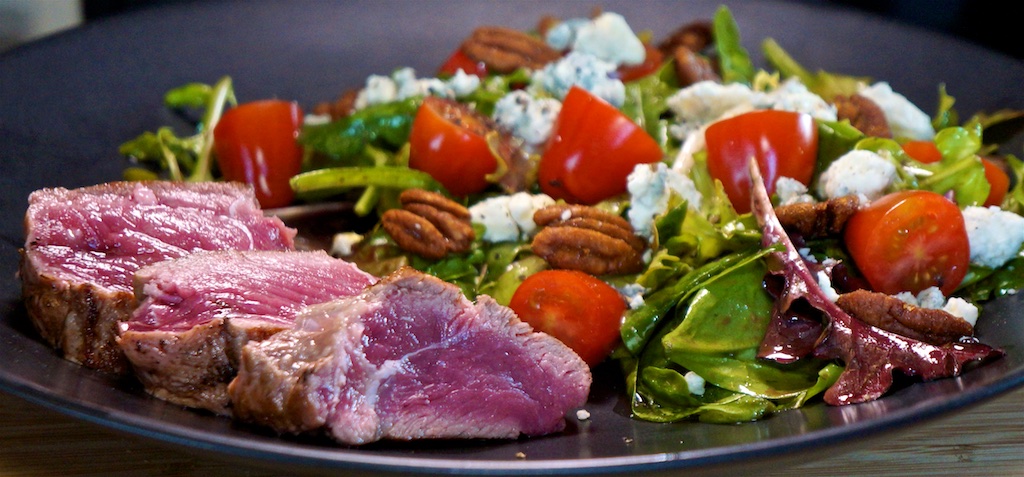 Jun 22: Baguette & Toppings; NY Strip Steak with Garden Salad