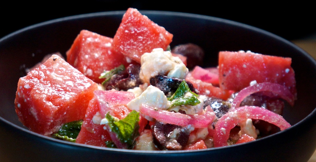 Jul 7: Chicken Wrap; Watermelon Salad