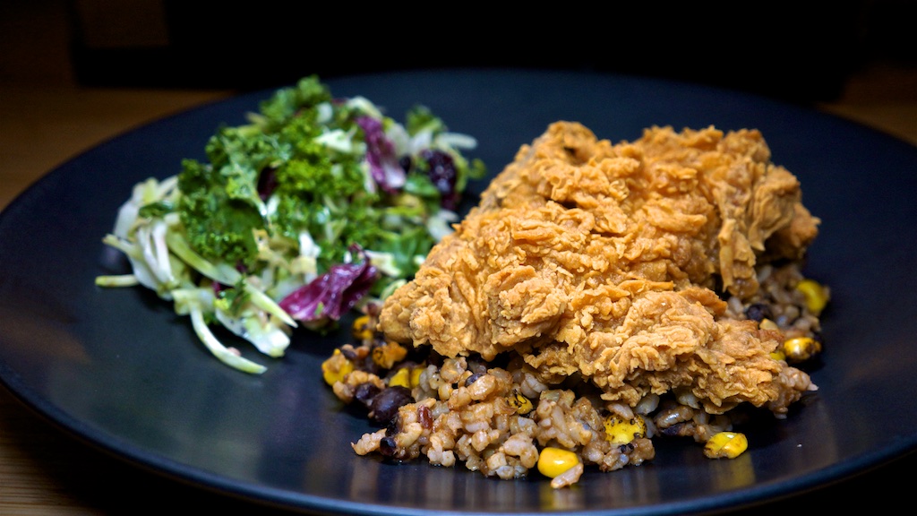 Sep 9: The Country Deli; Fried Chicken and Sweet Kale Salad