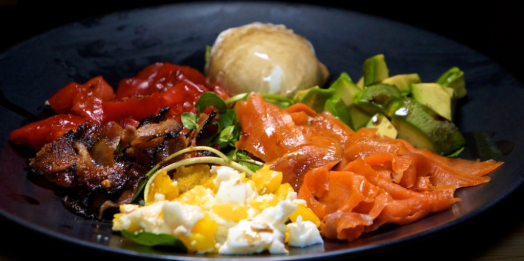 Oct 23: Double Double; Smoked Salmon Cobb Salad