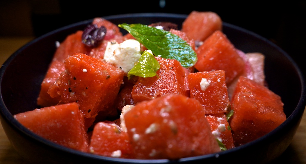 Oct 24: Pulled Pork Roll; Watermelon Salad