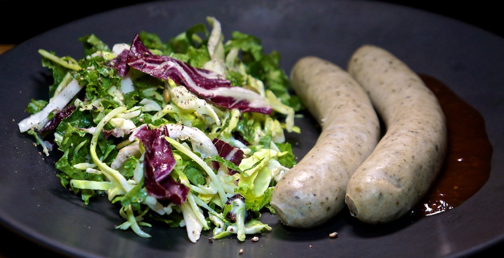 Oct 29: La Boulanger; Bratwurst and Baby Kale Salad