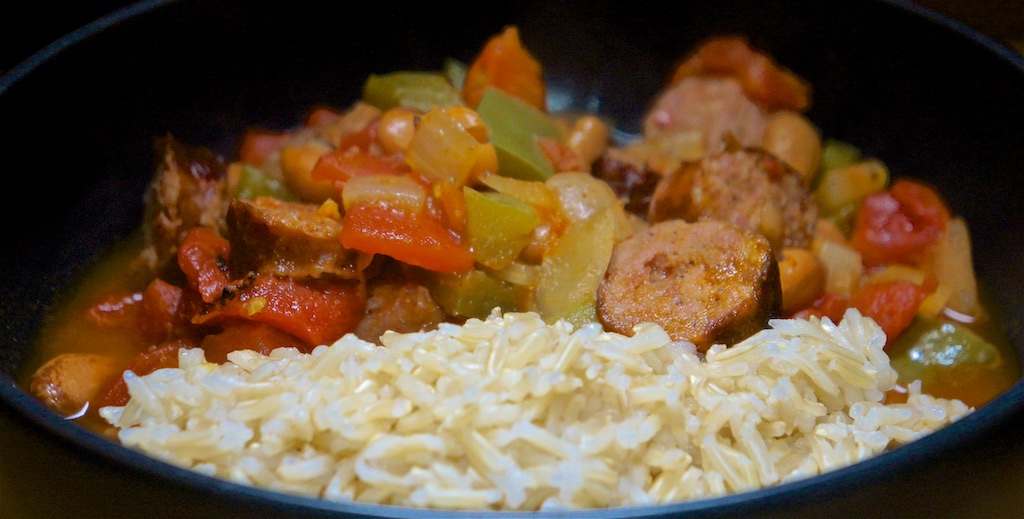 Jan 16: Chicken, Cheese and Mustard; Southwest Beans and Sausage with Brown Rice