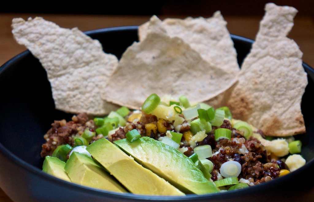 Feb 13: Kabocha Squash & Ham Quiche; Mexican Quinoa “Chili” with Tostadas