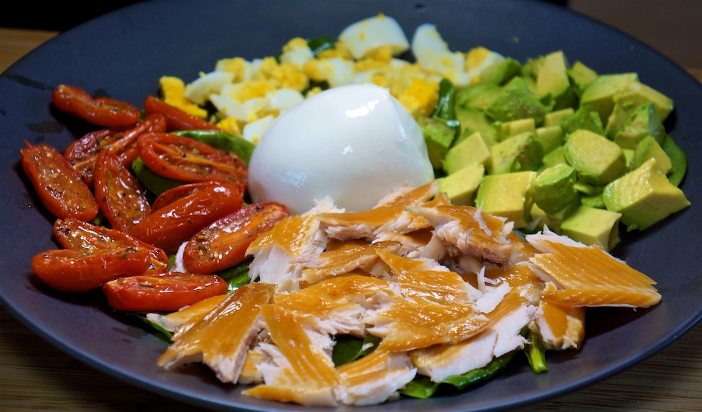Mar 30: Avocado & Sardine Toasted Sandwiches; Smoked Trout Cobb-style Salad