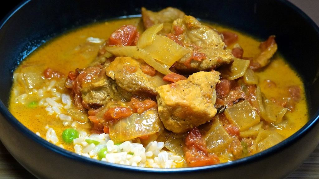 Sep 2: Crustless Spinach Quiche with Feta & Eggplant Salad; Slow Cooker Coconut Pork Curry with Brown Rice