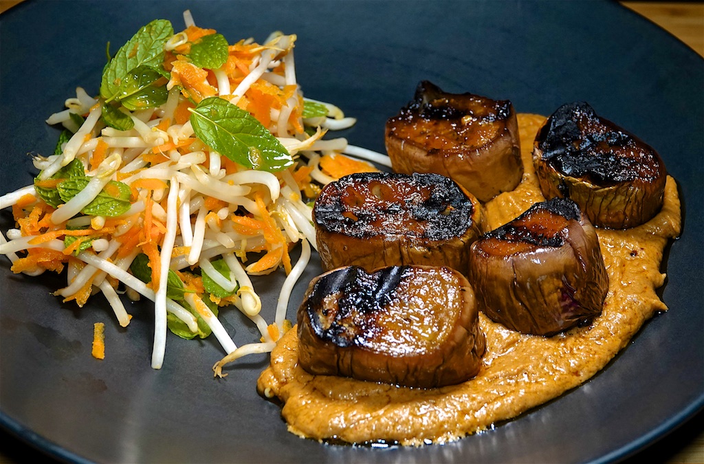 Oct 29: Popeye’s Fried Chicken; Grilled Eggplant with Satay Sauce and Vietnamese Salad