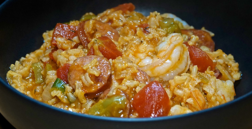 Mar 3: Tuna & Swiss, Baked Beans and Swiss; Creole Style Jambalaya with Sausage and Shrimp