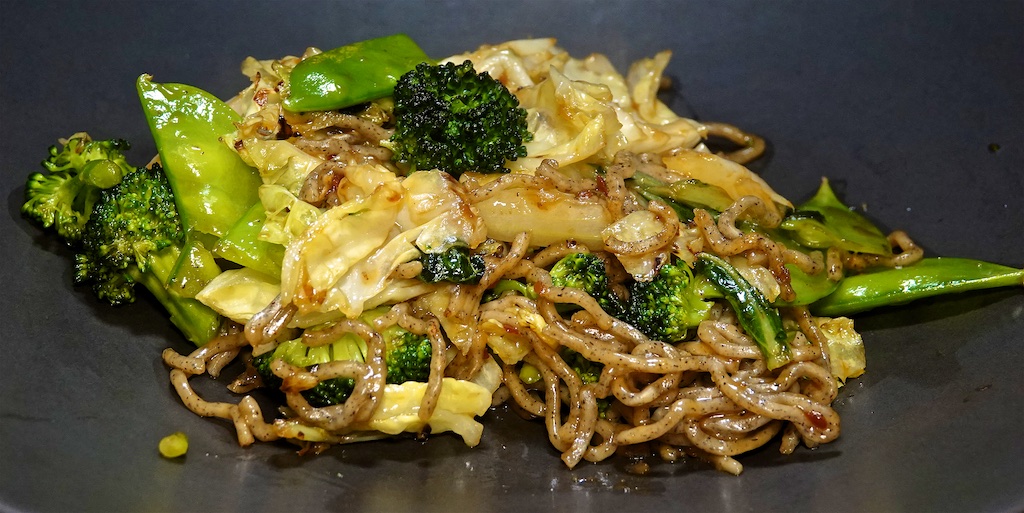 Mar 4: Chicken & Wild Rice Soup; Sesame Soba Noodles with Asian Vegetables