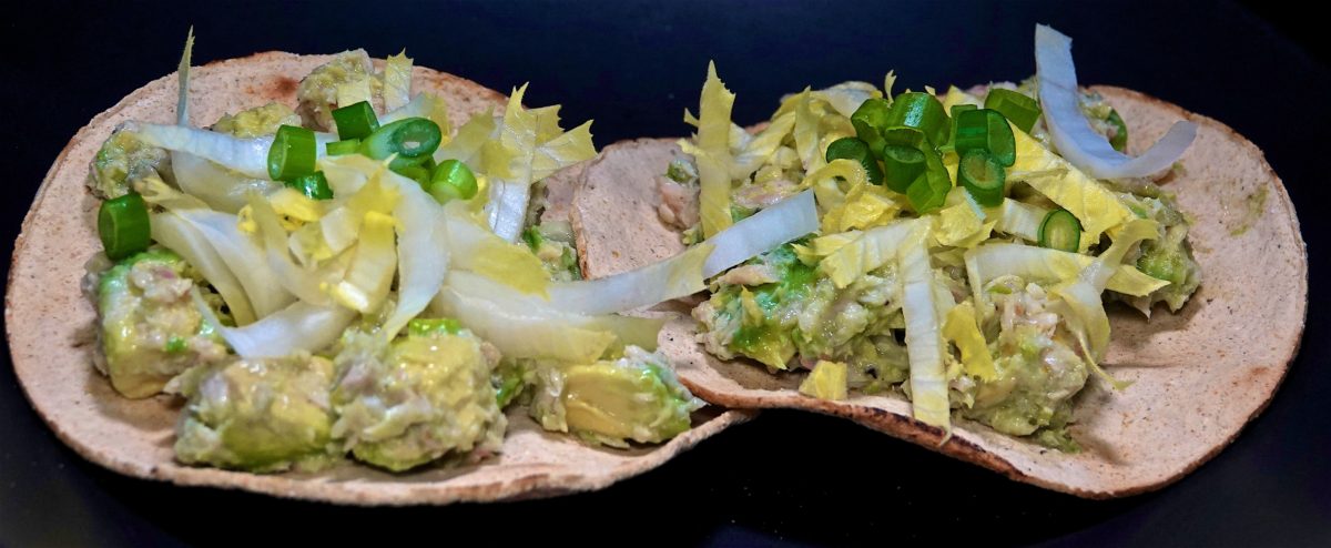 Mar 15: Cafe Firenze; Smoked Trout Avocado Mix on Tostados