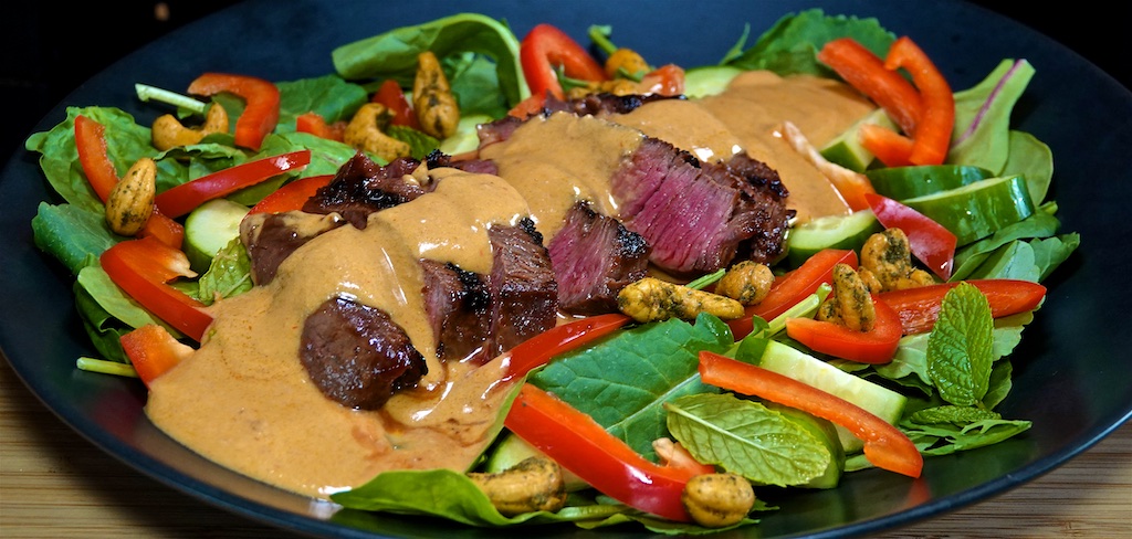 Jun 29: Char Siu Fried Rice; Thai Steak Salad