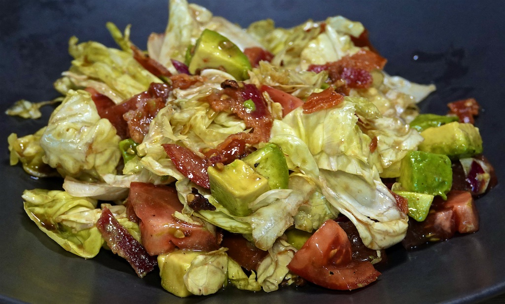 Sep 4: Curry Chicken Salad; Bacon, Lettuce, Tomato and Avocado Salad