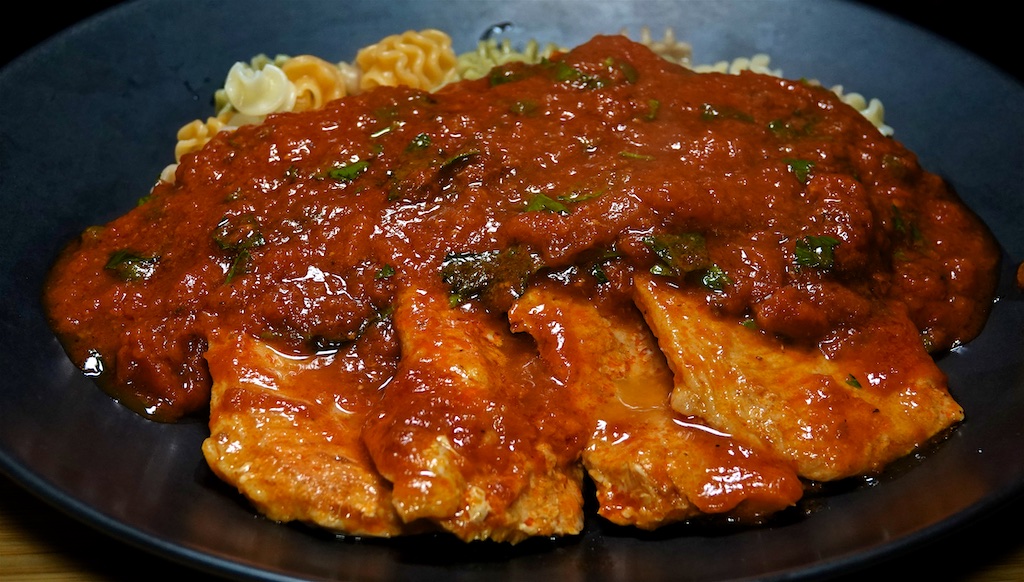 Nov 14: Swedish Meat Ball Dinner; Pork Cutlets in Marinara Sauce