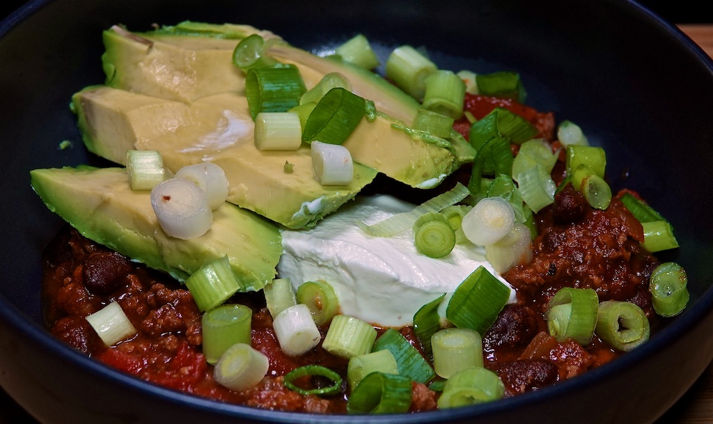 Dec 3: Cubano; Bacon & Black Bean Chili with Avocado & Labné