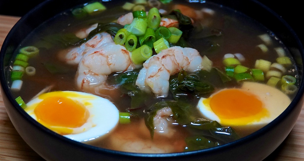 Dec 20: Supermarket Sushi; Soba Soup with Shrimp and Greens