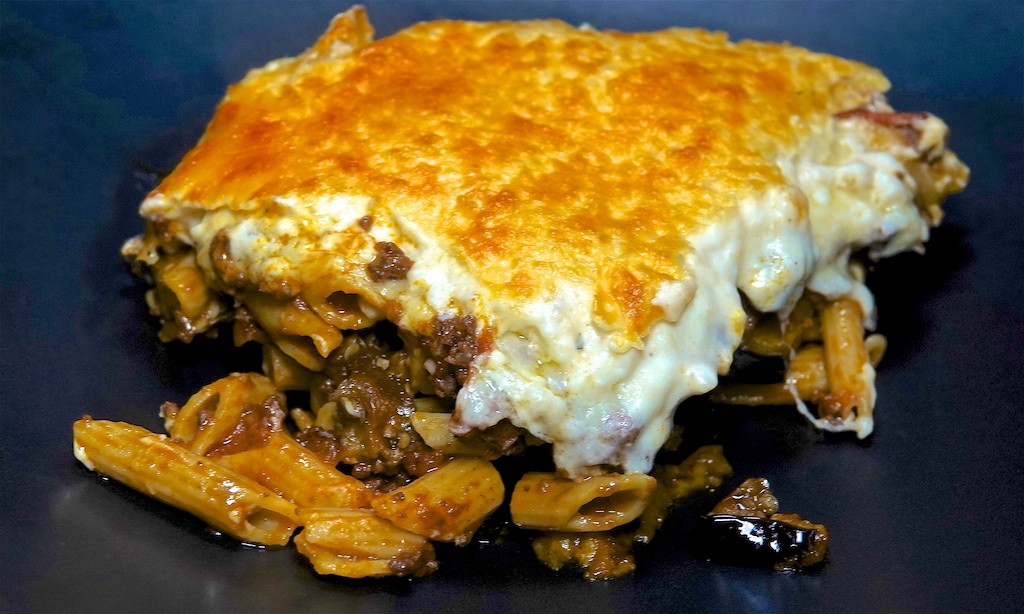 Jan 15: Ham, Cheese & Mushroom Frittata; Eggplant, Beef and Zitti Casserole