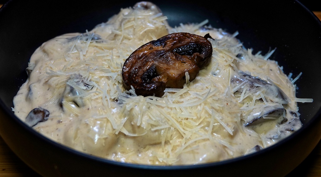 Feb 10: Chicken & Kumato in Hot Panini Roll; Cauliflower Gnocchi with Mushrooms in an Alfred Sauce