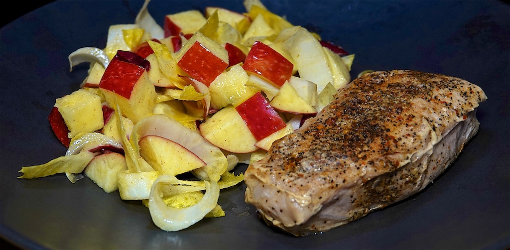Feb 12: The Country Deli; Pork Loin Chops with Apple Endive Salad