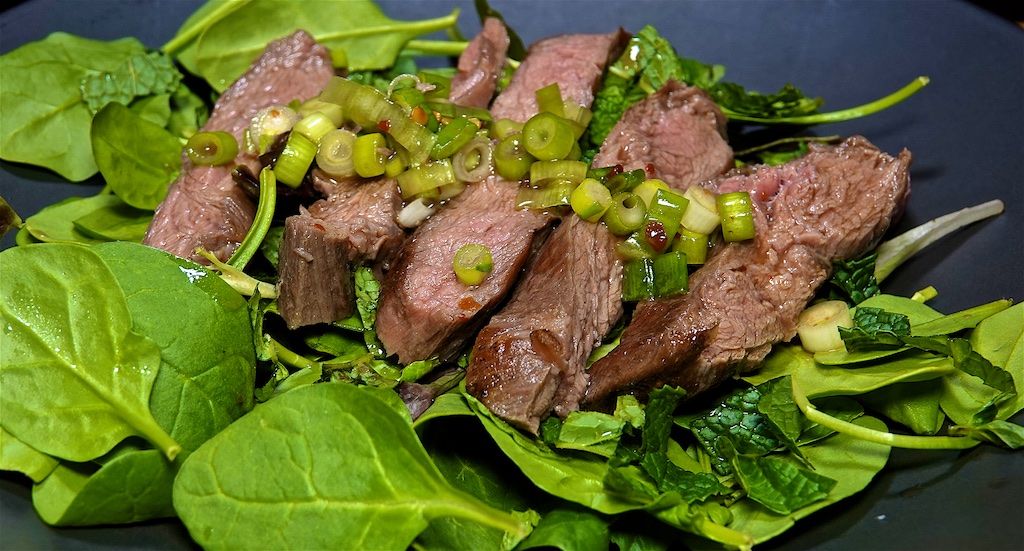 Feb 29: Lamb Gyro; Hot and Sour Beef Salad