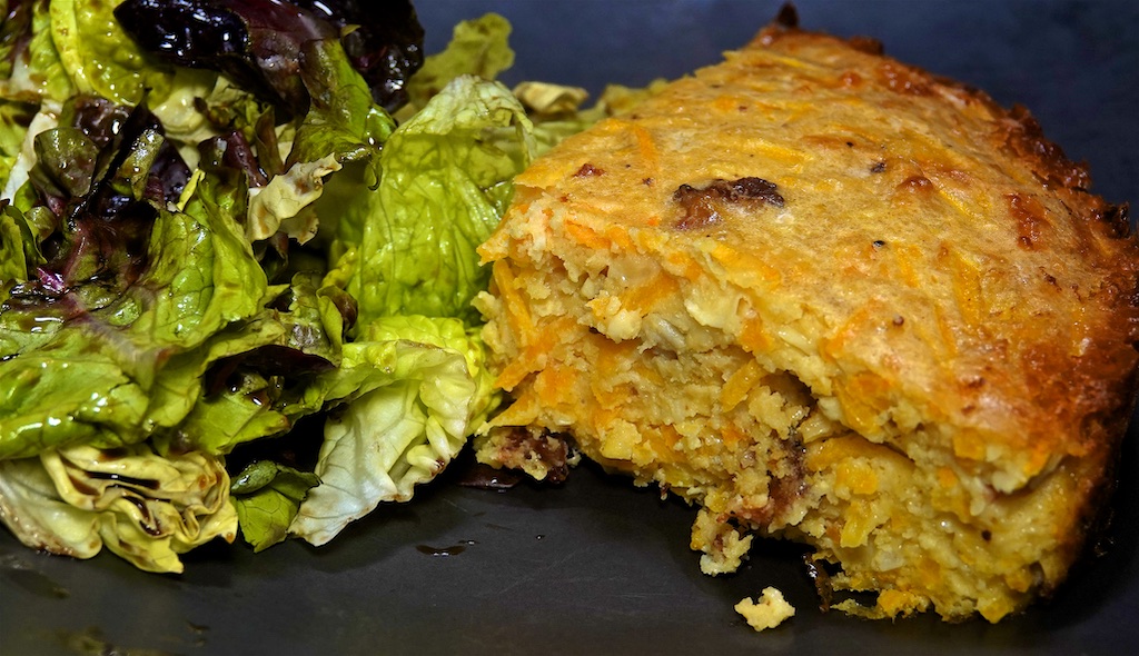 Apr 20: Ham, Swiss & Tomato on a Brioche Bagel; Smokey Cheese and Pumpkin Slice