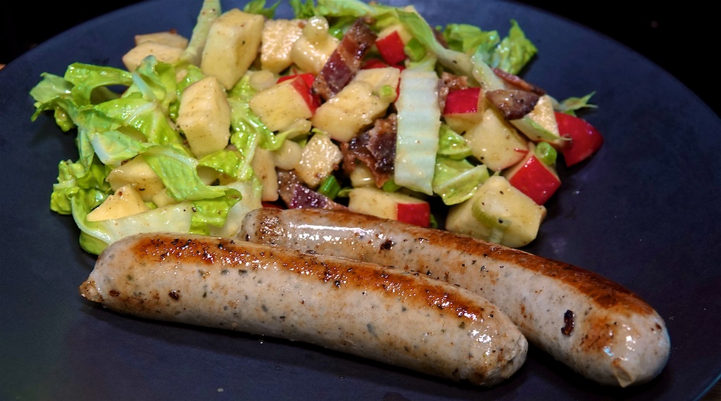 Apr 30: Kumato & Swiss; Sweet & Spicy Tuna; Bavarian Bratwurst with Apple Bacon Slaw