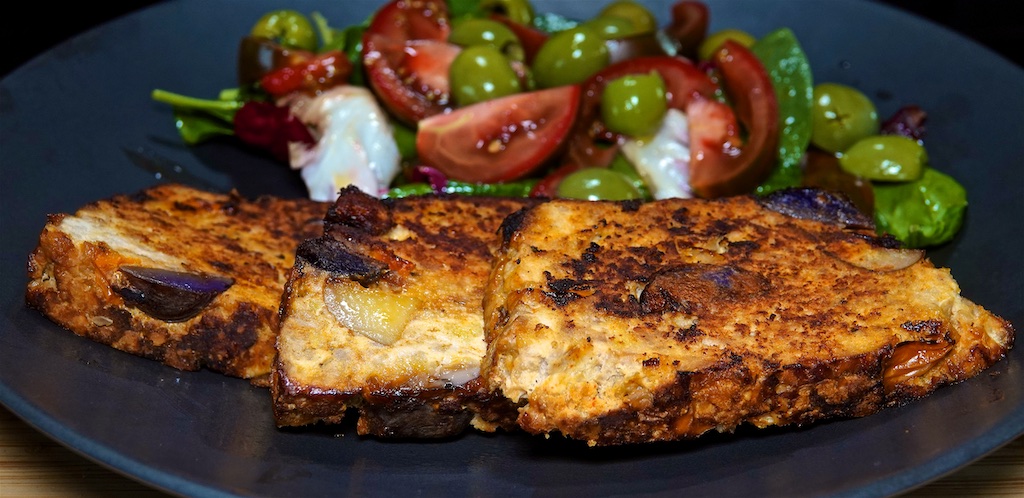 Jun 2: Supermarket Sushi; Spanish Style Meatloaf with Olive and Tomato Salad