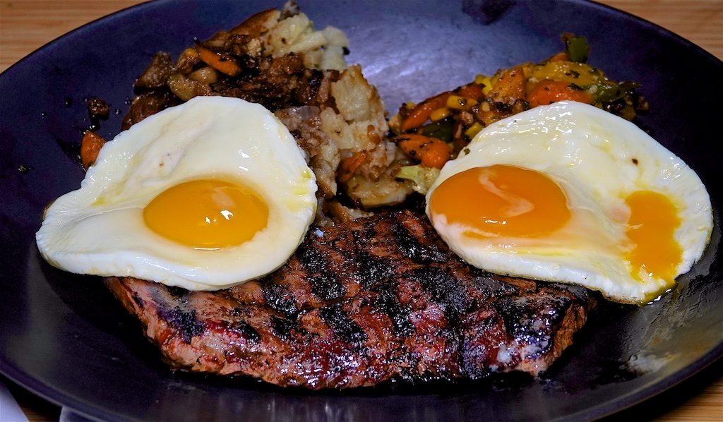 Sep 17: Fried Scallops, Fries & Coleslaw; Romanian Skirt Steak, Home Fries, and Fried Eggs