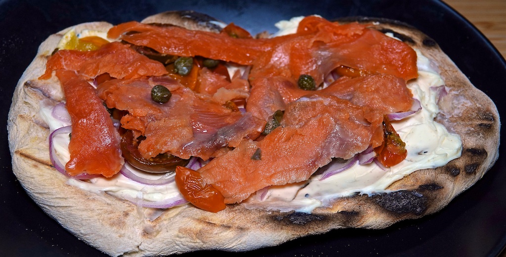 Oct 30: Lamb Gyro; Smoked Salmon Pizza