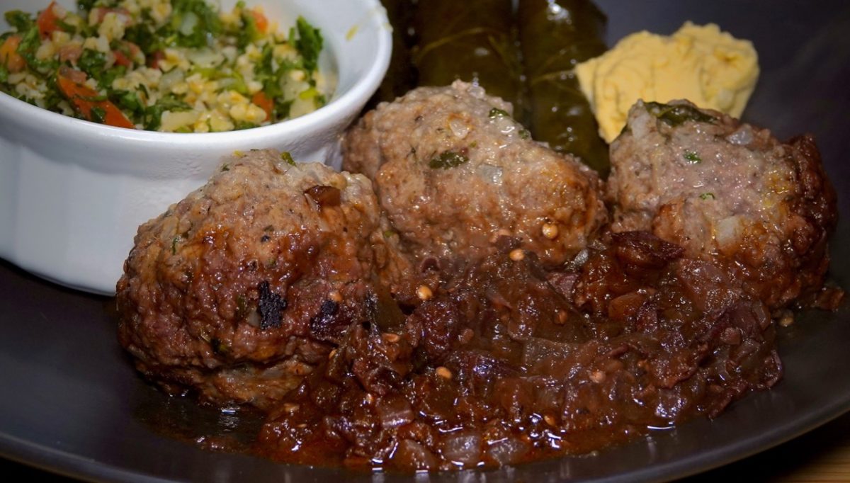 Jan 13: Snacks; Soutzoukakia with Dolma, Hummus and Tabouli
