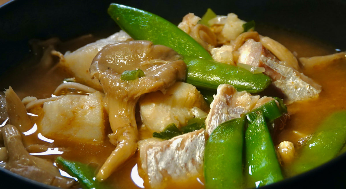 Mar 12: Salami, Kumato & Smokey Cheddar; Miso Fish Soup with Soba
