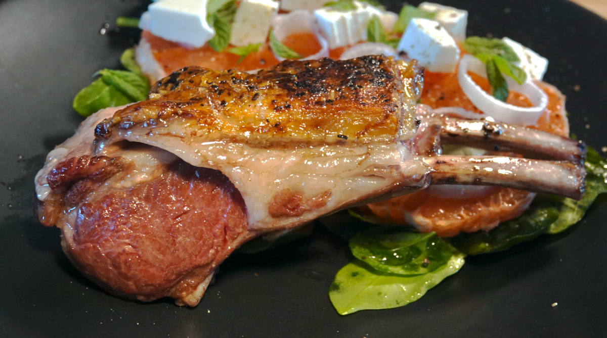 Jul 10: Rack of Lamb with Citrus and Feta Salad