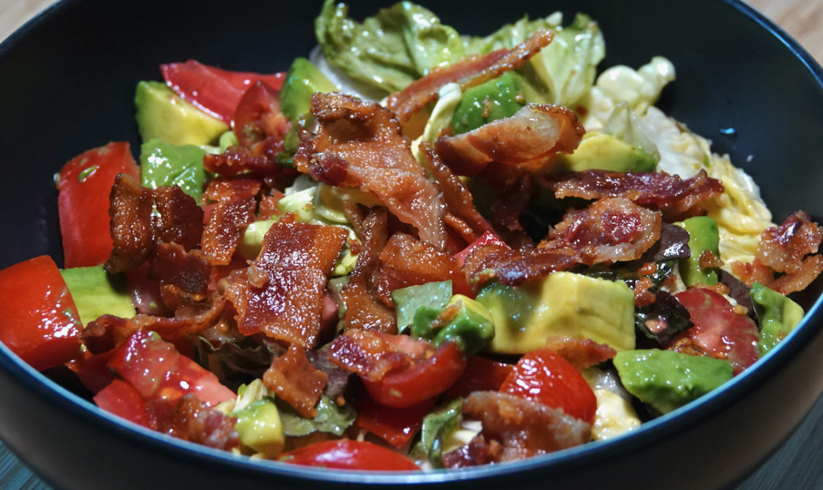 Aug 28: Bacon, Lettuce, Tomato and Avocado Salad