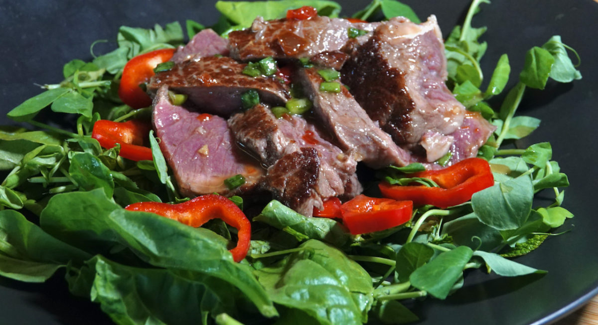 Sep 9: Cambodian Hot and Sour Beef Salad