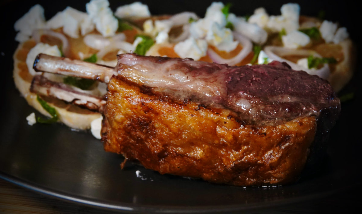 Sep 11: Rack of Lamb with Grapefruit and Feta Salad