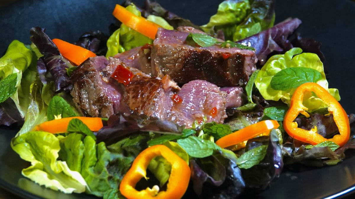 Oct 14: Hot and Sour Beef Salad