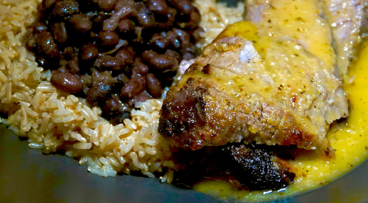 Oct 17: Cuban Style Roast Pork with Black Beans and Brown Rice