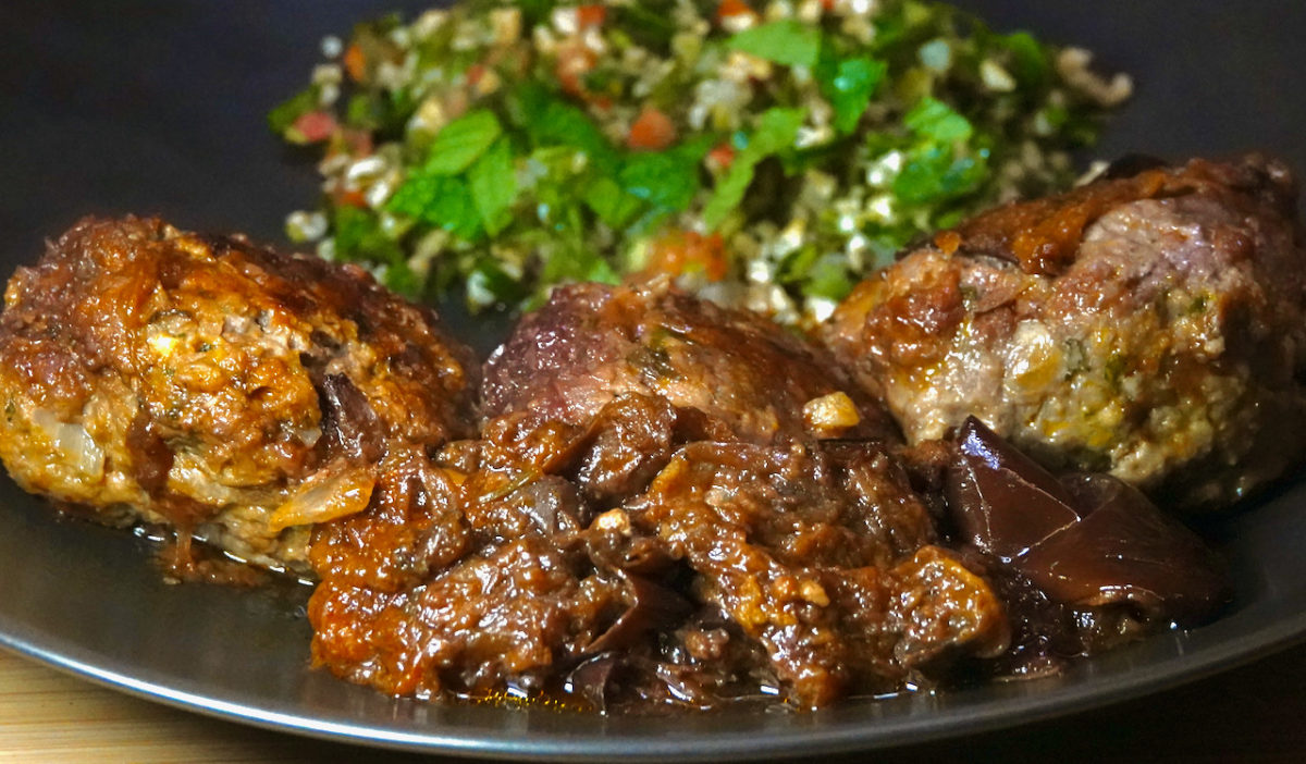 Nov 10: Soutzoukakia with Tabouleh and Mint