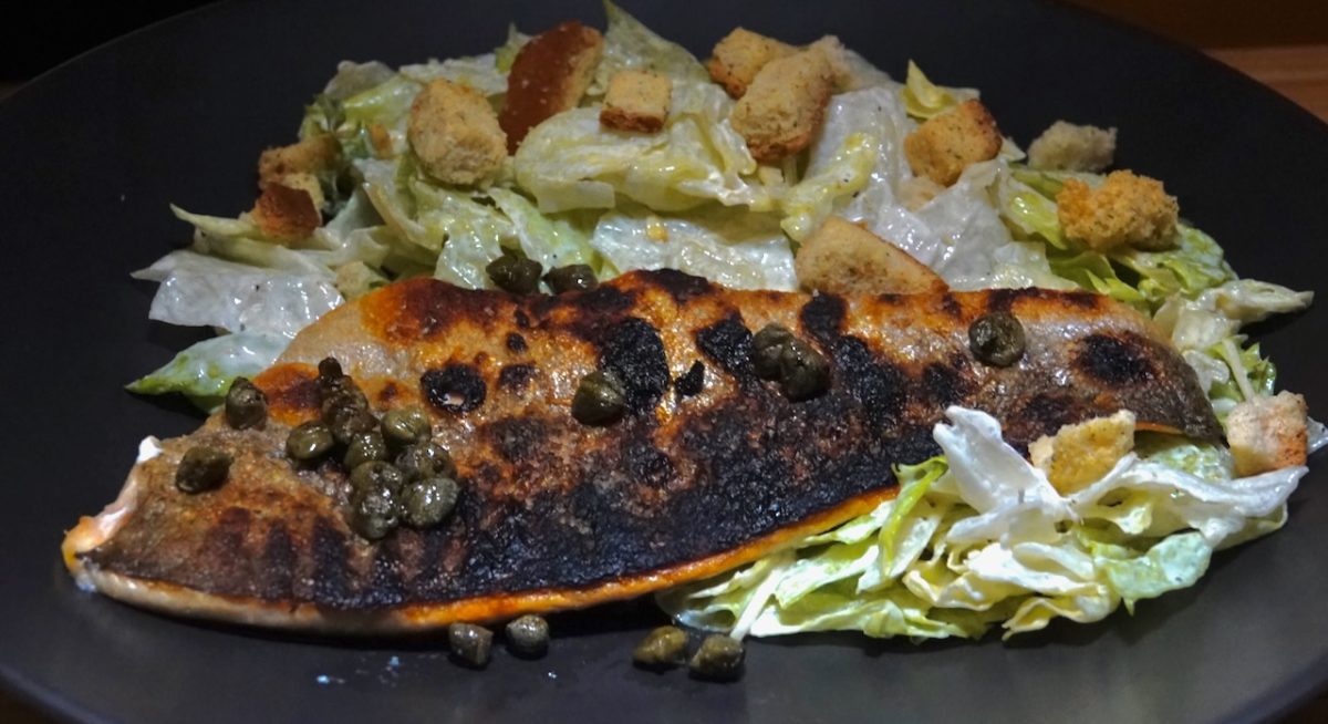 Nov 12: Pan Seared Trout with Caesar Salad