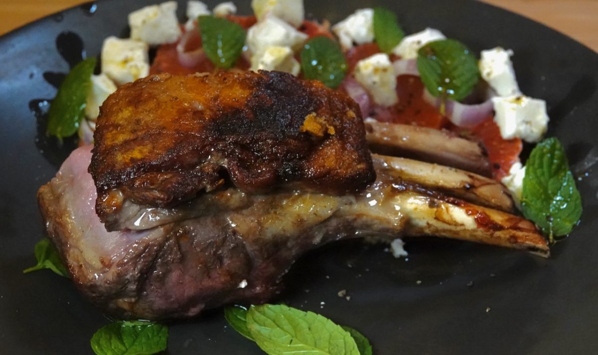 Nov 14: Rack of Lamb with Citrus and Feta Salad