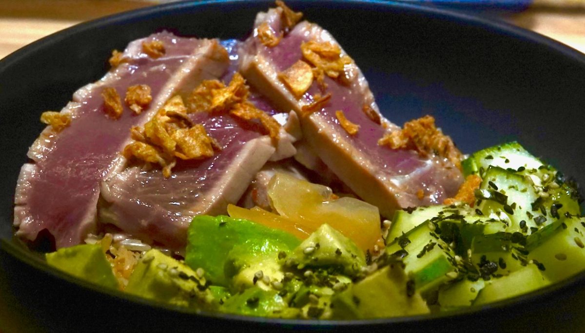 Nov 24: Tuna Tataki Rice Bowl
